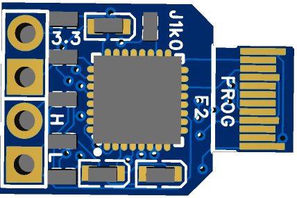 Fixed Power Range 2.7V to 3.6V, 11mmX17mm